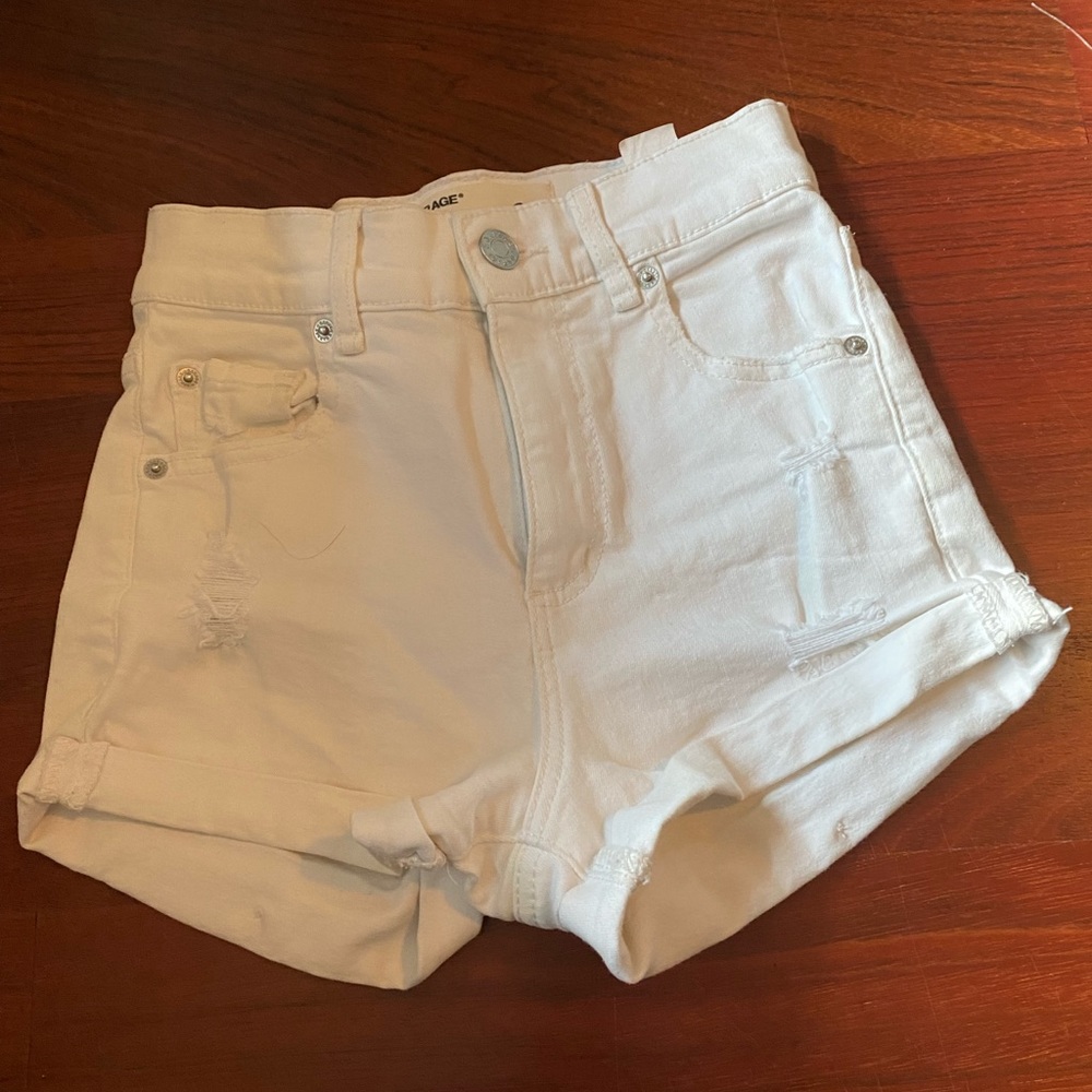 garage jean shorts